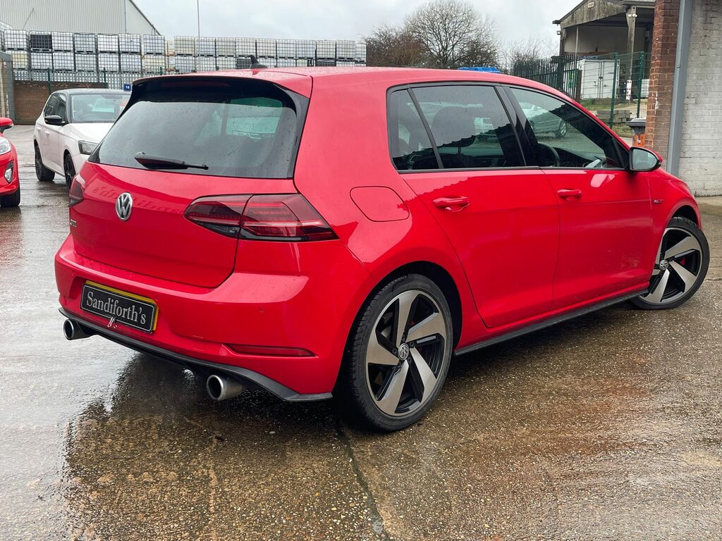 Volkswagen Golf 2.0 Tsi Gti Hatchback Dsg Euro 6 Ss ML18ONM Red #5