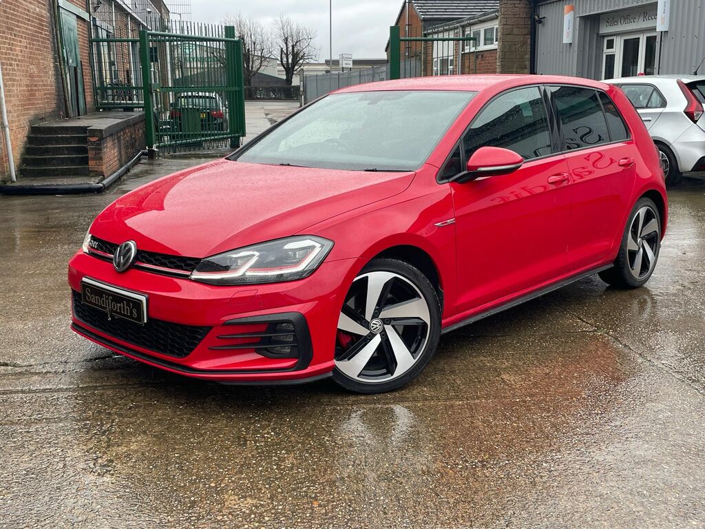 Volkswagen Golf 2.0 Tsi Gti Hatchback Dsg Euro 6 Ss ML18ONM Red #3
