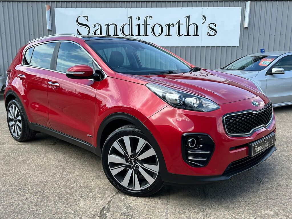 Kia Sportage 2.0 Crdi Kx-3 Suv Awd Euro 6 134 Red