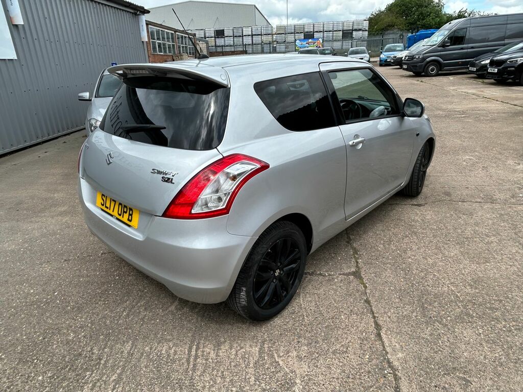 Suzuki Swift 1.2 Sz-l Hatchback Euro 6 94 Ps SL17OPB Silver #4