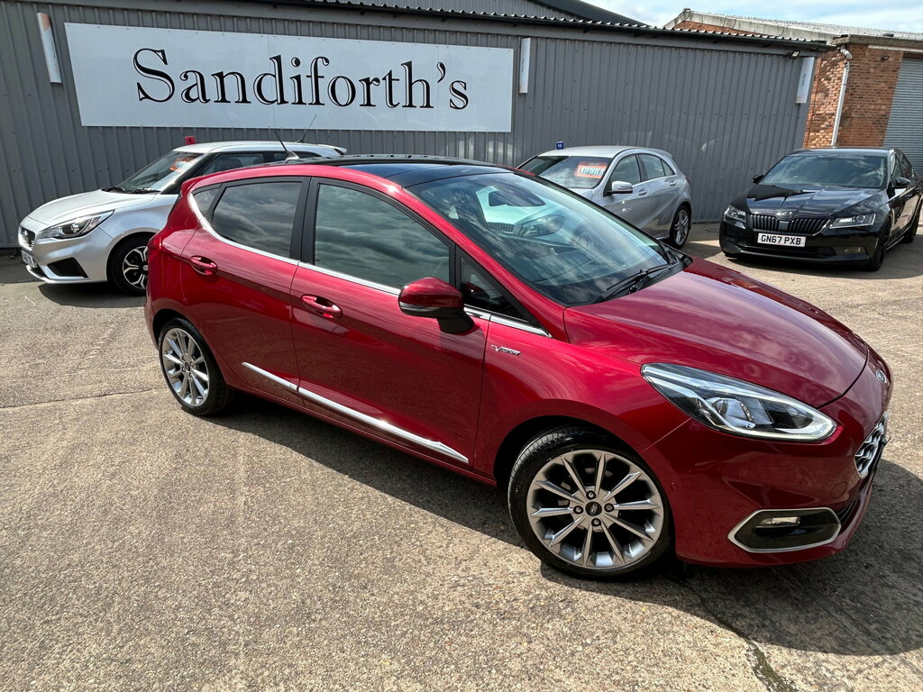 Ford Fiesta 1.0T Ecoboost Gpf Vignale Hatchback Aut Red #2