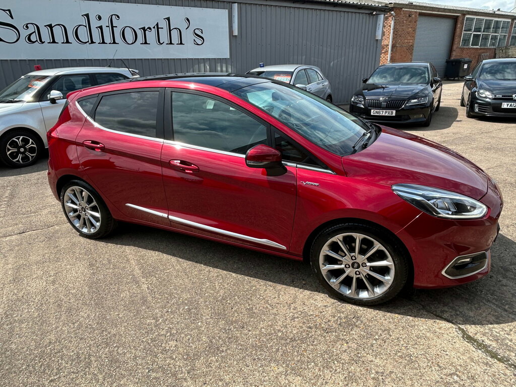 Ford Fiesta 1.0T Ecoboost Gpf Vignale Hatchback Aut Red #3