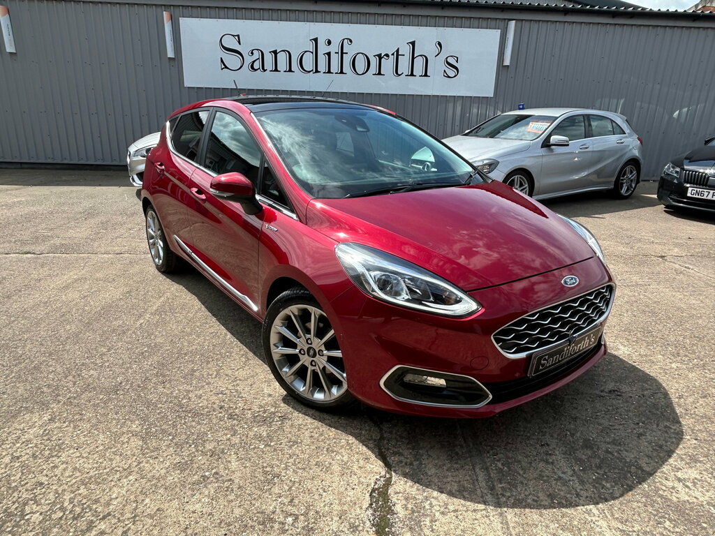 Ford Fiesta 1.0T Ecoboost Gpf Vignale Hatchback Aut Red