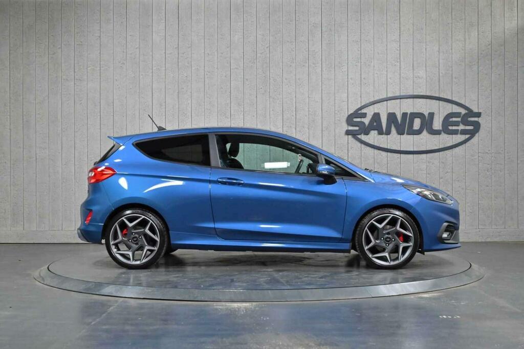 Ford Fiesta 1.5T Ecoboost St-3 Euro 6 Ss FG69HMJ Blue #5