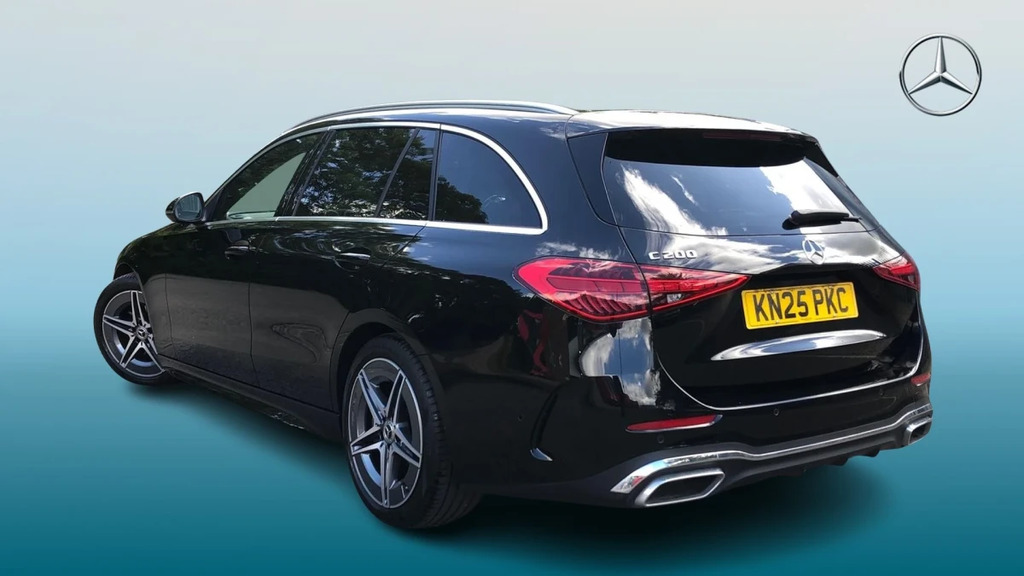 Mercedes-Benz C Class C 200 Amg Line Mhev KN25PKC Black #2