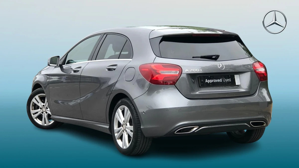 Mercedes-Benz A Class A 200 D Sport Premium Aut HV18VBD Grey #2
