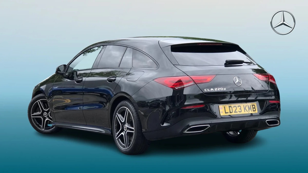 Mercedes-Benz CLA Class Cla 220 Amg Line Executiv LD23KMB Black #2