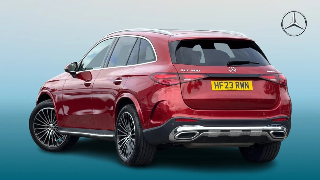 Mercedes-Benz GLC Class Glc 300 Amg Ln Prem Mhev Red #2