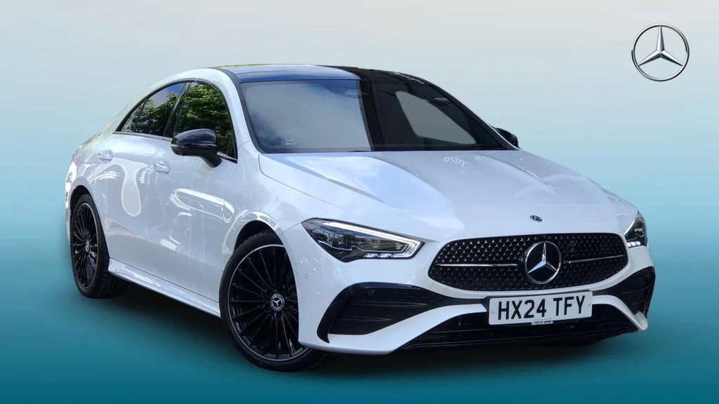 Mercedes-Benz CLA Class Cla 180 Amg Line Prem M White