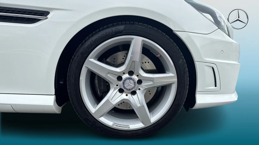 Mercedes-Benz SLC Slk 250 D Amg Sport White #5