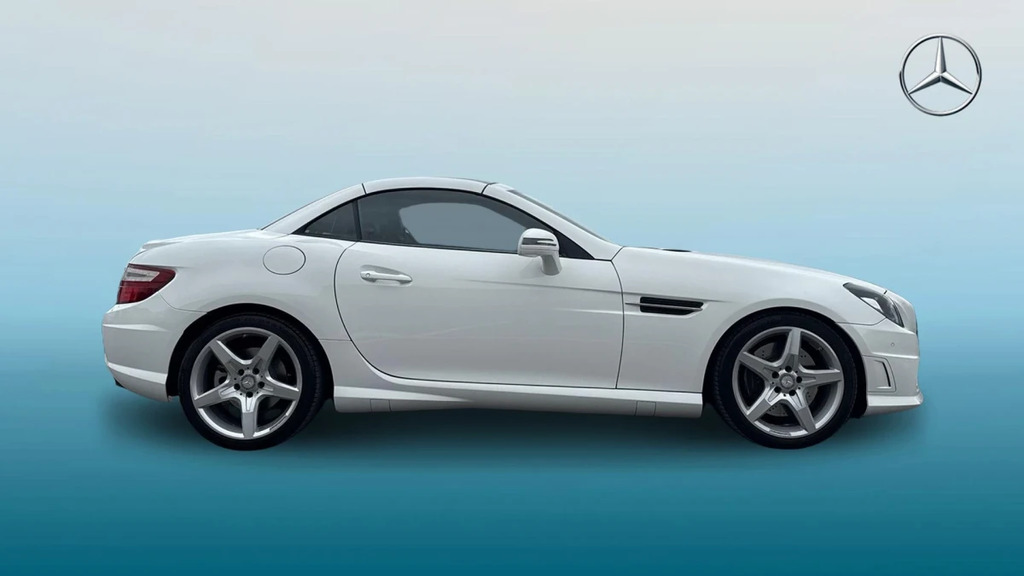 Mercedes-Benz SLC Slk 250 D Amg Sport White #4