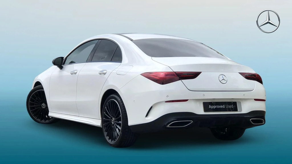 Mercedes-Benz CLA Class Cla 200 Amg Ln Prem Mhe White #2