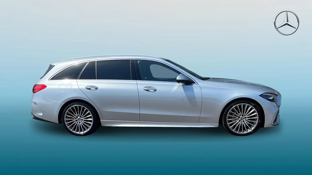 Mercedes-Benz C Class C 220 Amg Line Prem D Mhe Silver #4