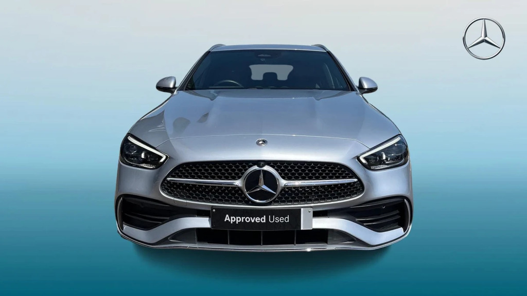 Mercedes-Benz C Class C 220 Amg Line Prem D Mhe Silver #6