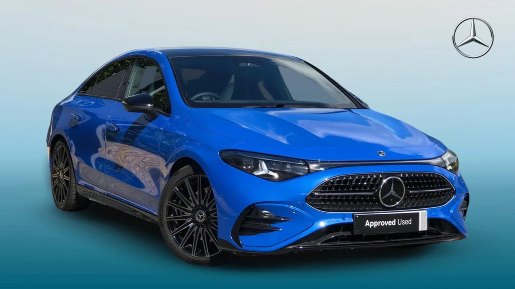 Mercedes-Benz CLA Class Cla 200 Amg Line Prem M Blue