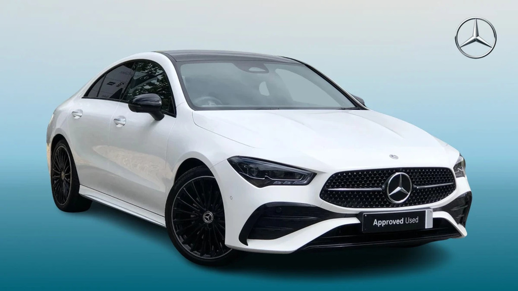 Mercedes-Benz CLA Class Cla 200 Amg Ln Prem Mhe White