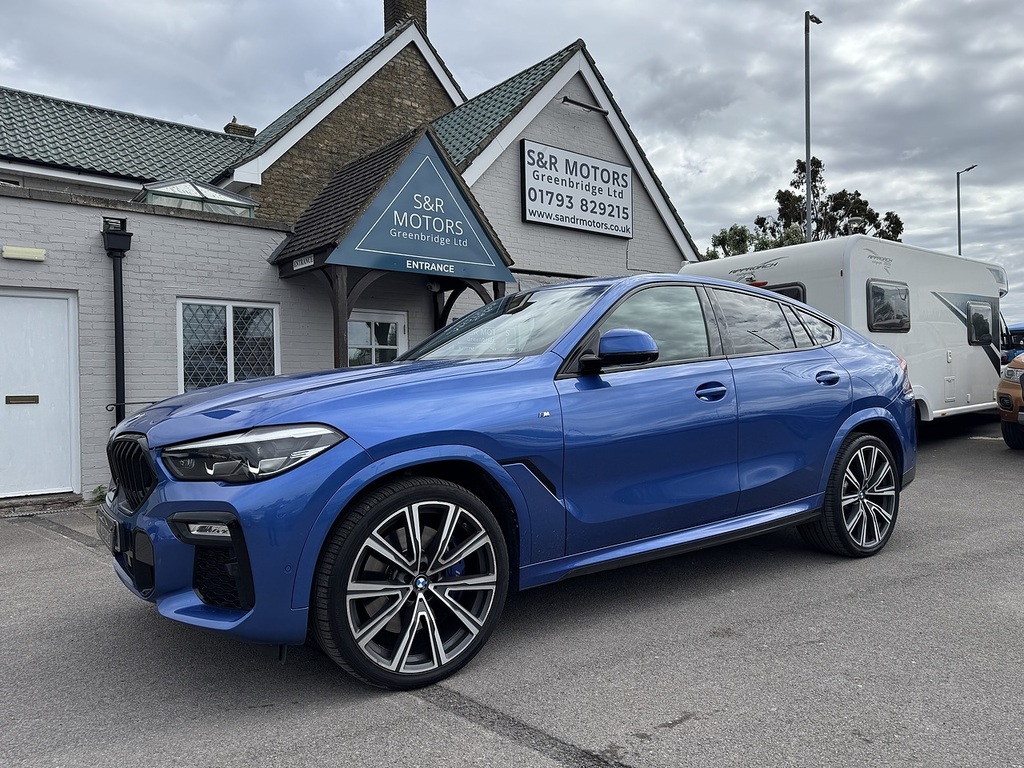 BMW X6 30D M Sport Blue #3