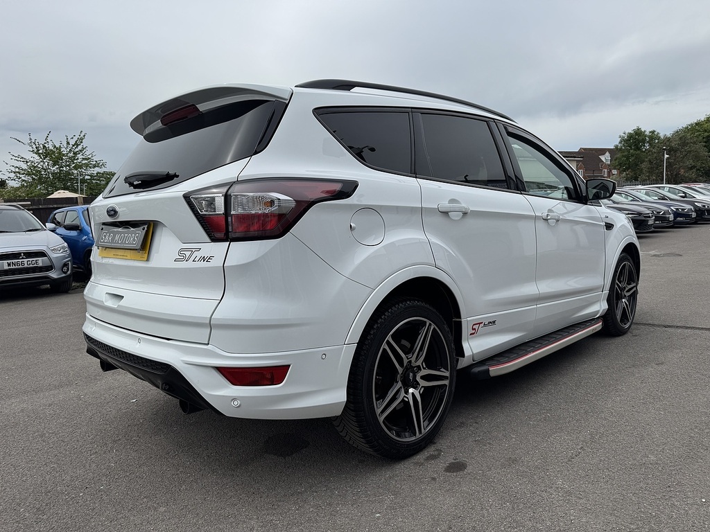 Ford Kuga Tdci Ecoblue St-line WV17WPR White #4