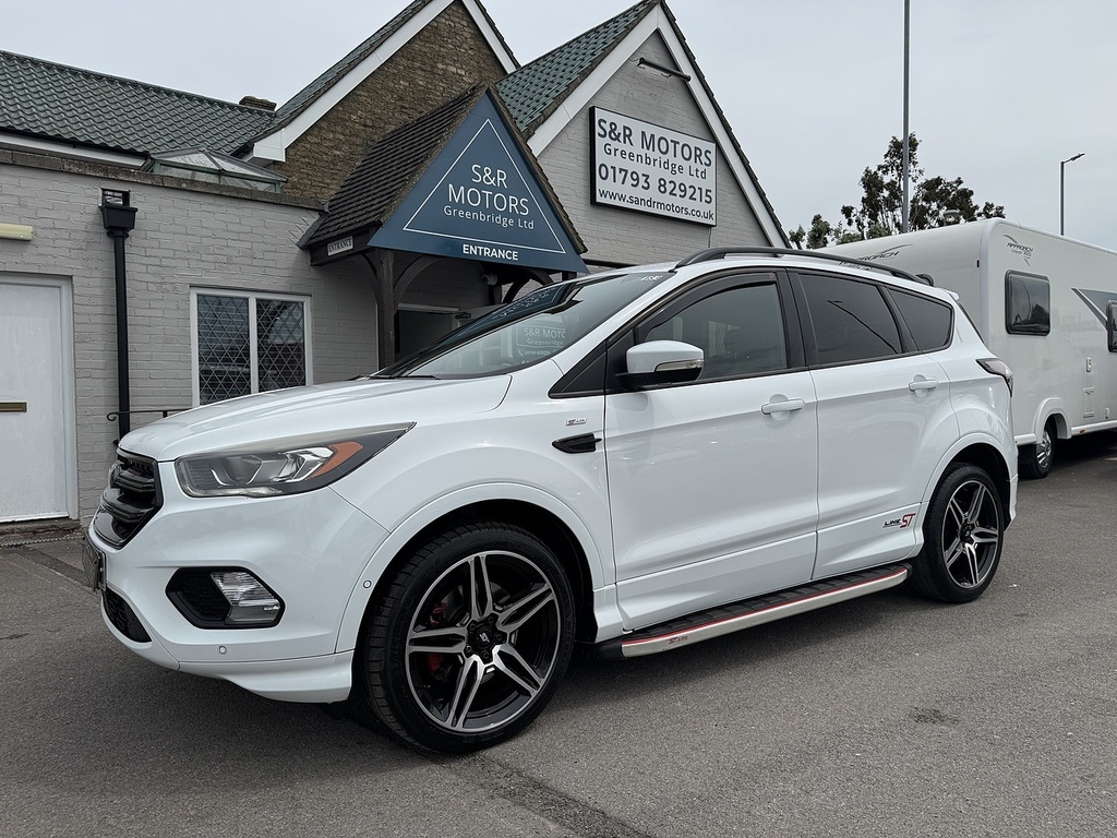 Ford Kuga Tdci Ecoblue St-line WV17WPR White #3