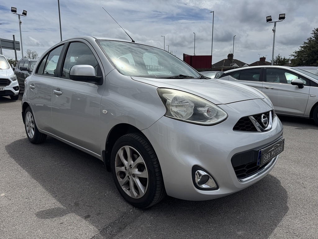 Nissan Micra Visia White #7