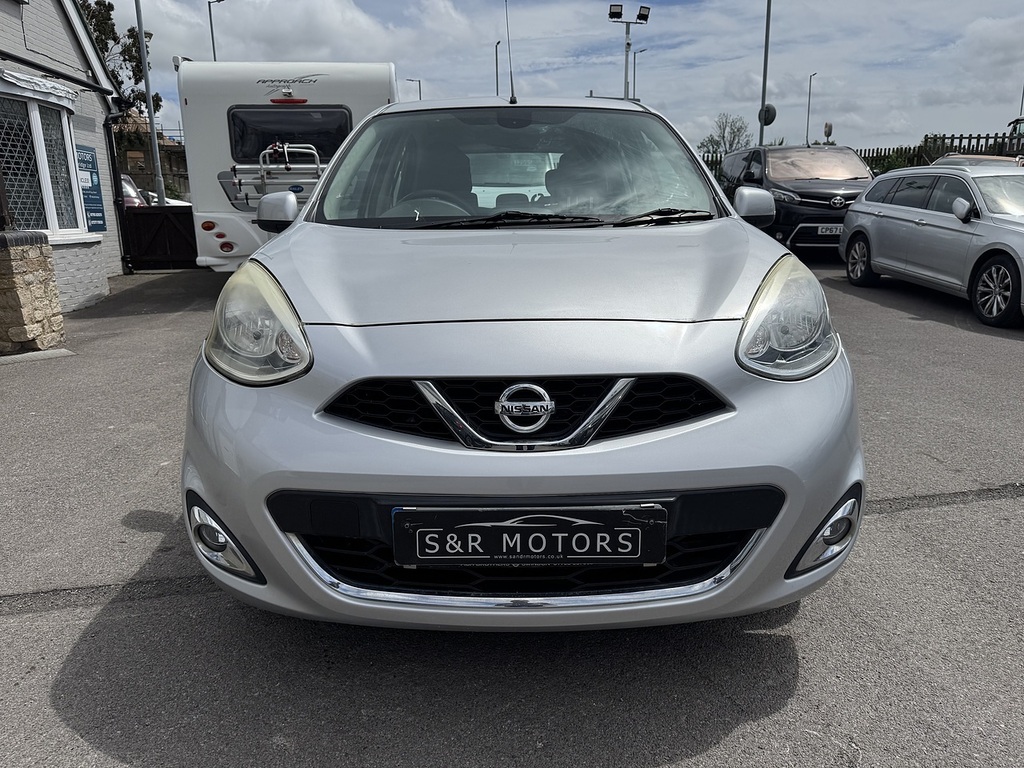 Nissan Micra Visia White #8