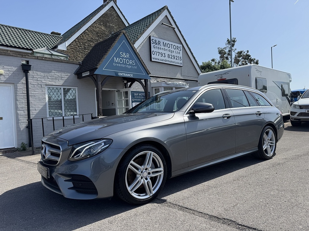 Mercedes-Benz E Class E220d Amg Line LT67WCE Grey #3