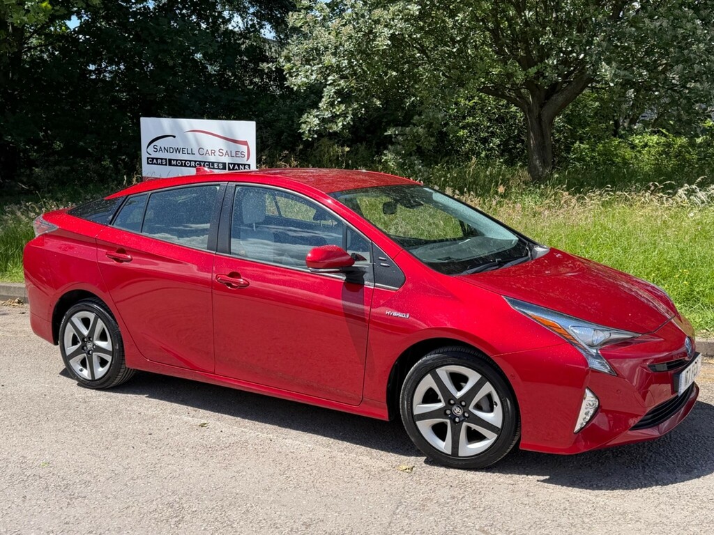 Toyota Prius 1.8 Vvt-h Excel Cvt Euro 6 Ss 15In Alloy Red #2