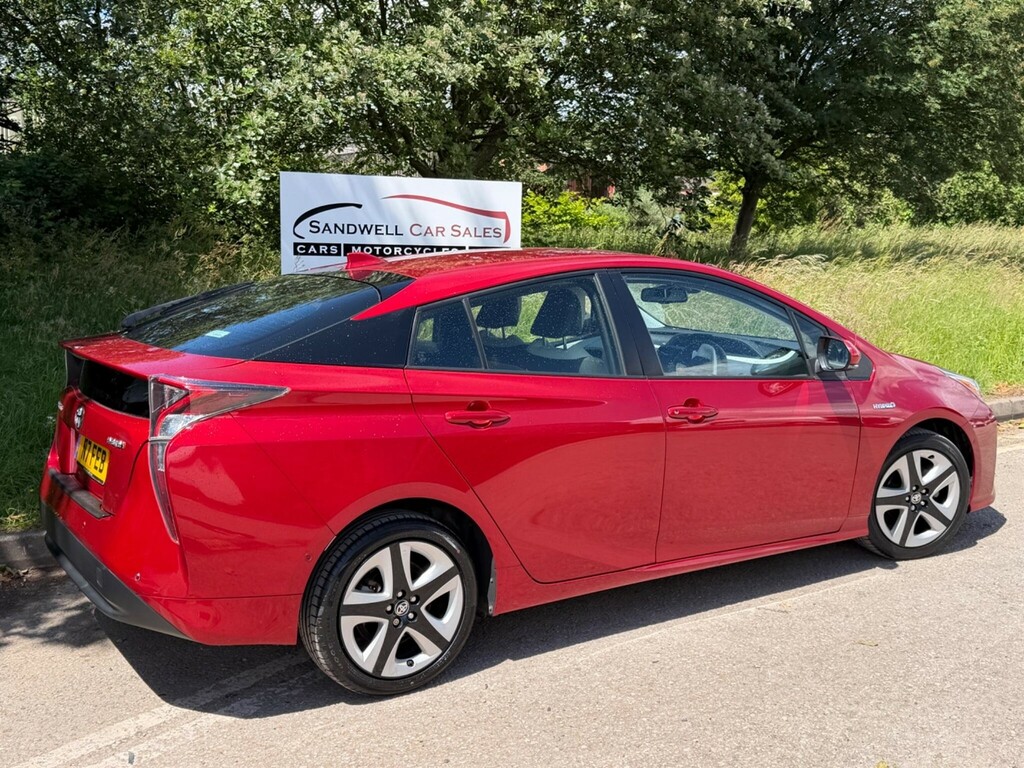 Toyota Prius 1.8 Vvt-h Excel Cvt Euro 6 Ss 15In Alloy Red #4