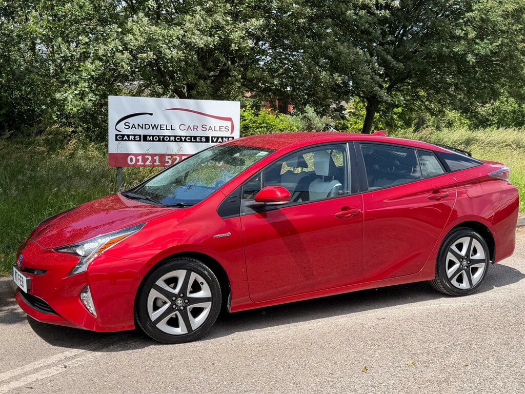 Toyota Prius 1.8 Vvt-h Excel Cvt Euro 6 Ss 15In Alloy Red