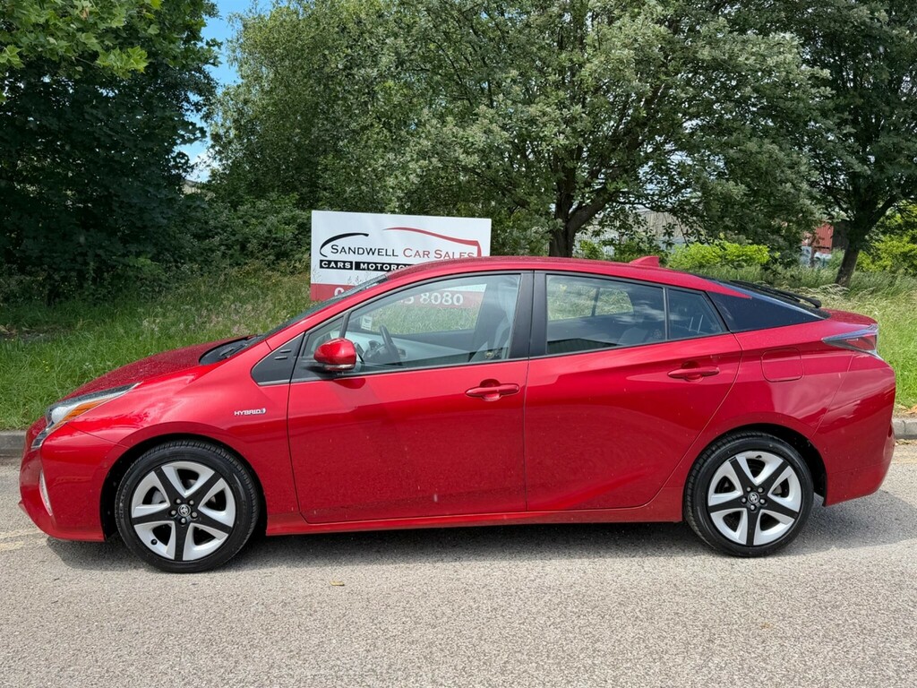 Toyota Prius 1.8 Vvt-h Excel Cvt Euro 6 Ss 15In Alloy Red #5