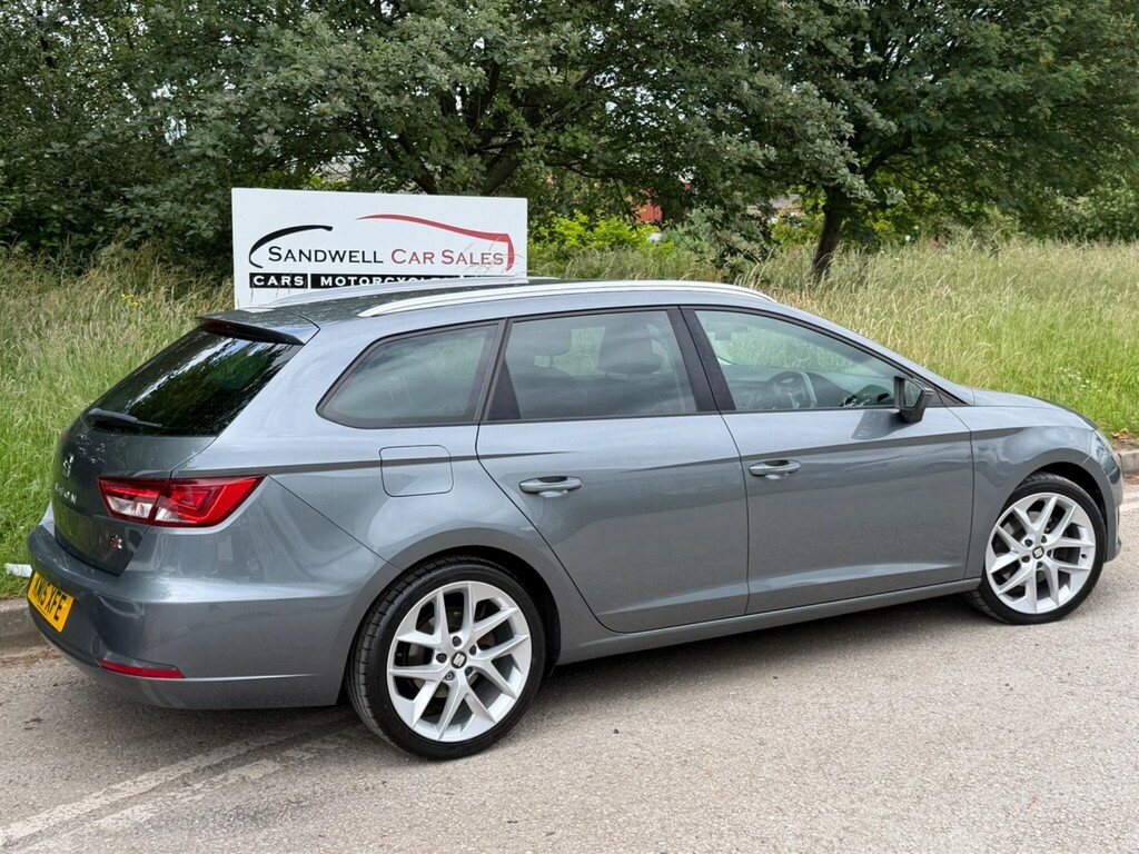 Seat Leon 2.0 Tdi Cr Fr Sport Tourer Dsg Euro 5 Ss  #4