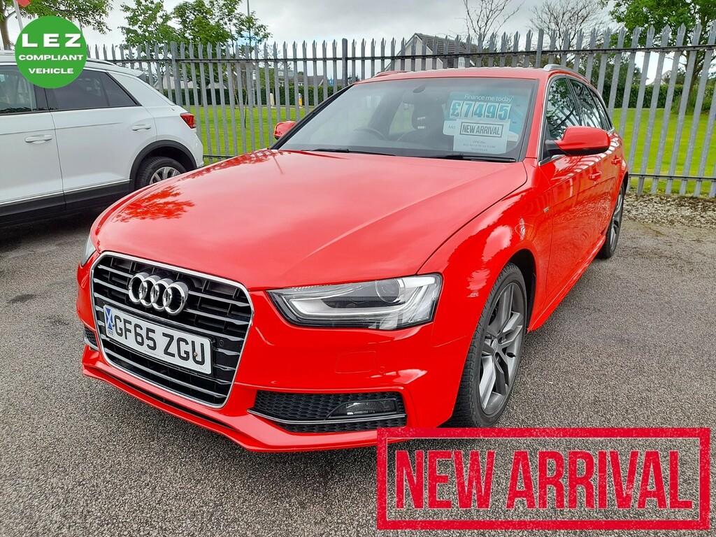 Audi A4 Avant 2.0 Tdi 150 S-line Avant Estate Lez Compliant Red