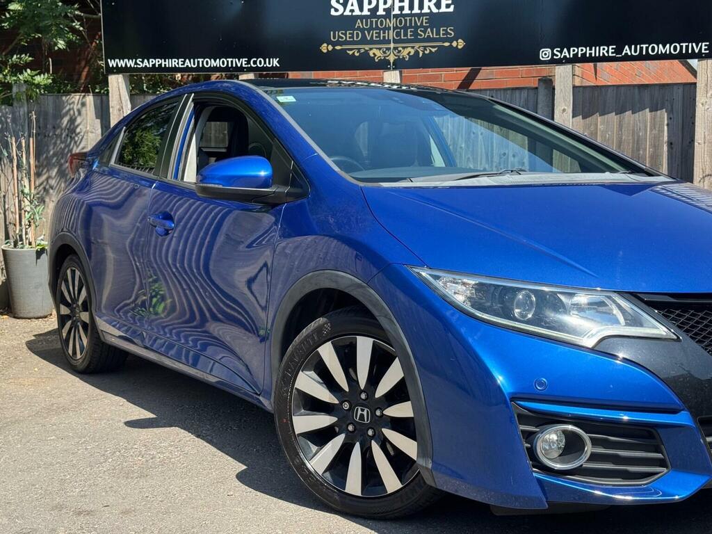 Honda Civic 1.8 I-vtec Sr Euro 6 Ss 201616 NK16VLC Blue #6