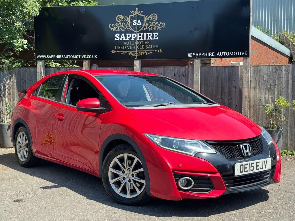 Honda Civic 1.6 I-dtec Se Plus Euro 5 Ss 201515 DE15EJV Red #3
