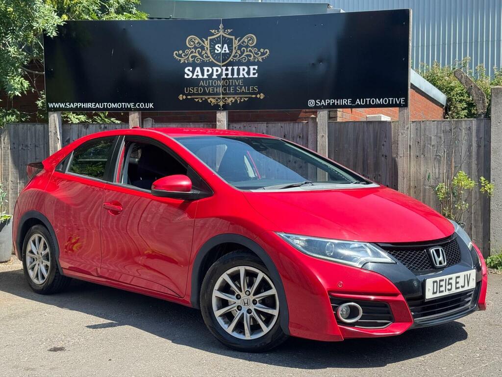 Honda Civic 1.6 I-dtec Se Plus Euro 5 Ss 201515 DE15EJV Red #2