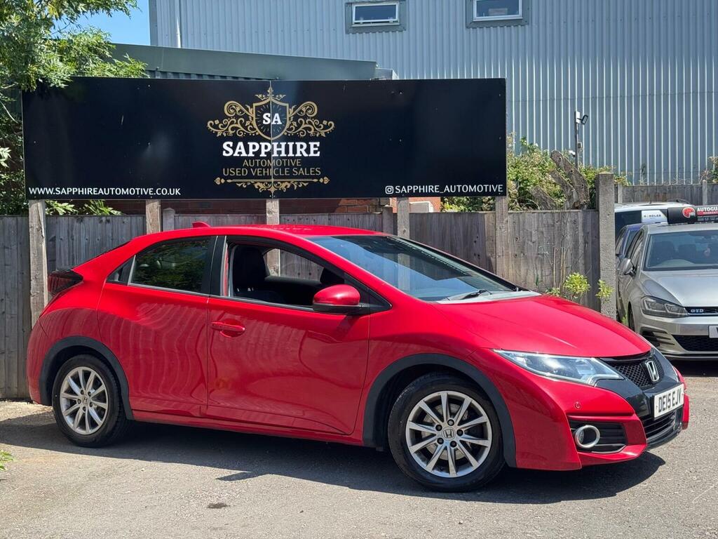 Honda Civic 1.6 I-dtec Se Plus Euro 5 Ss 201515 DE15EJV Red #6