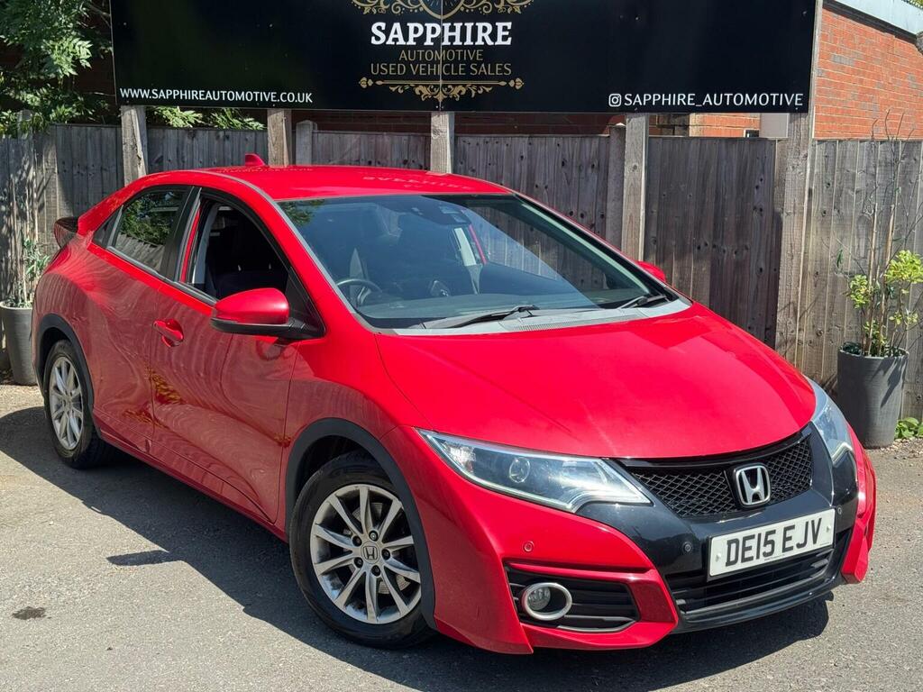 Honda Civic 1.6 I-dtec Se Plus Euro 5 Ss 201515 DE15EJV Red #4
