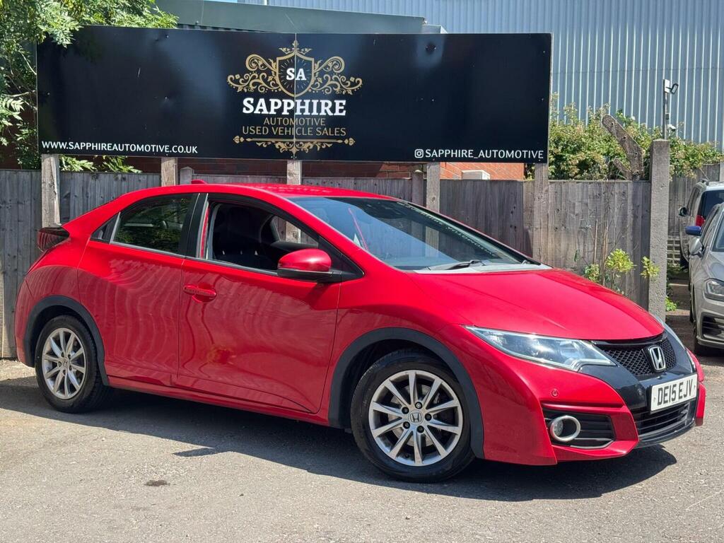 Honda Civic 1.6 I-dtec Se Plus Euro 5 Ss 201515 DE15EJV Red #5