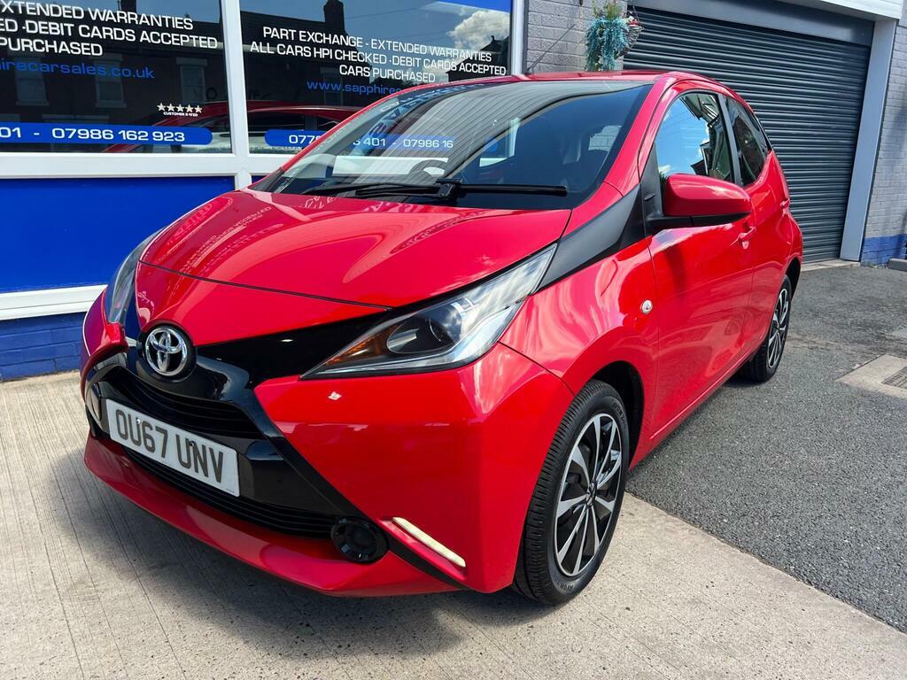 Toyota Aygo 1.0 Vvt-i X-play Euro 6 OU67UNV Red #3
