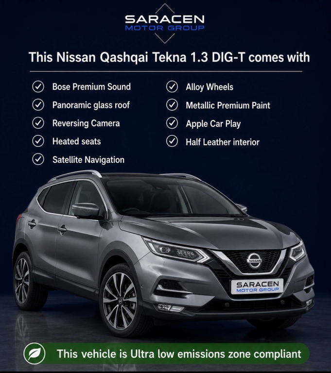 Nissan Qashqai Tekna Dig-t VE69KNU Black #4
