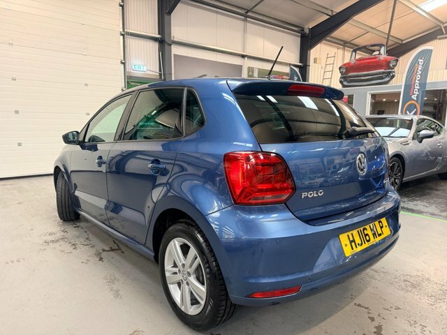 Volkswagen Polo 1.0 Bluemotion Tech Match Euro 6 S S HJ16WLP Blue #5