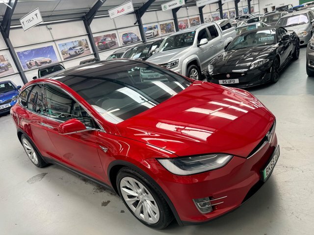 Tesla Model X 100D Dual Motor 4Wde Red