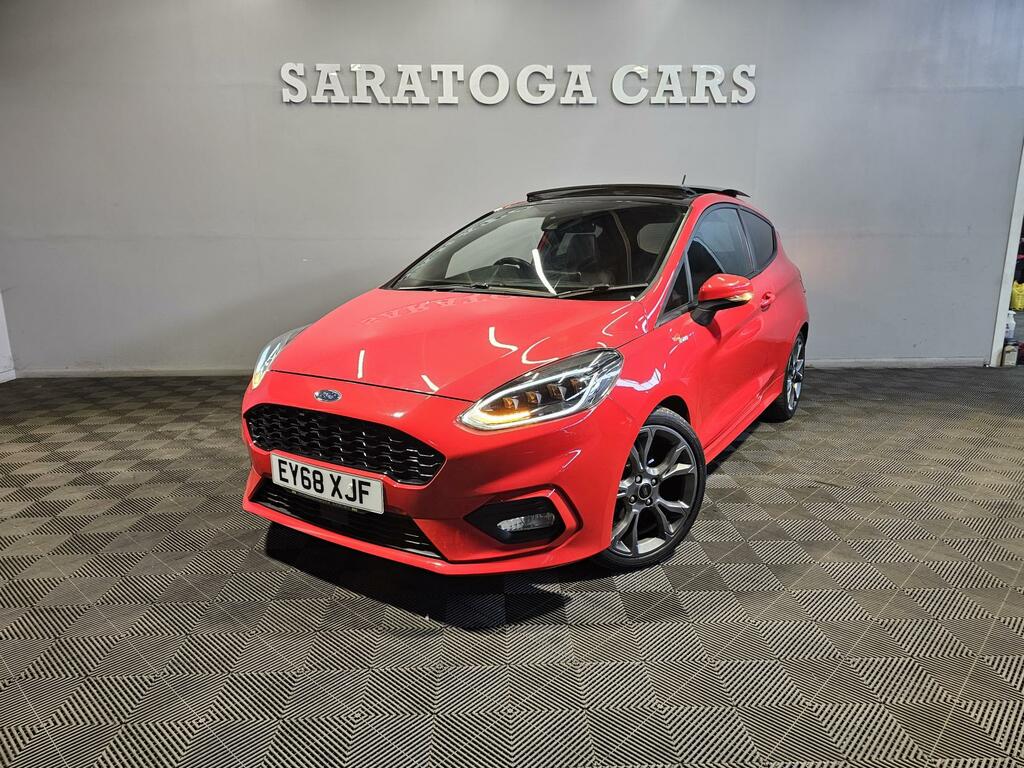 Ford Fiesta 1.0T Ecoboost Gpf St-line X Hatchback M EY68XJF Red #2