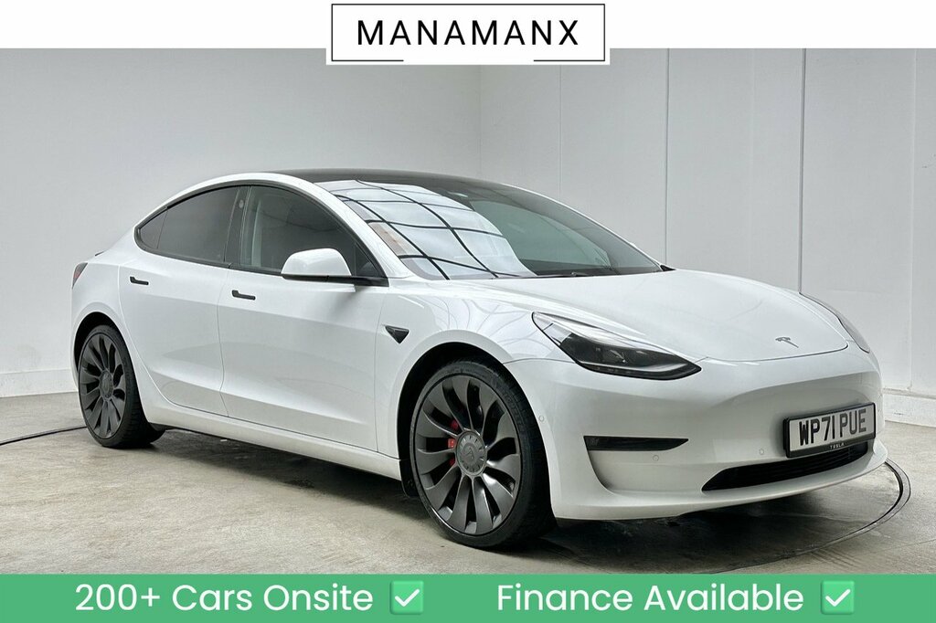 Tesla Model 3 Performance White