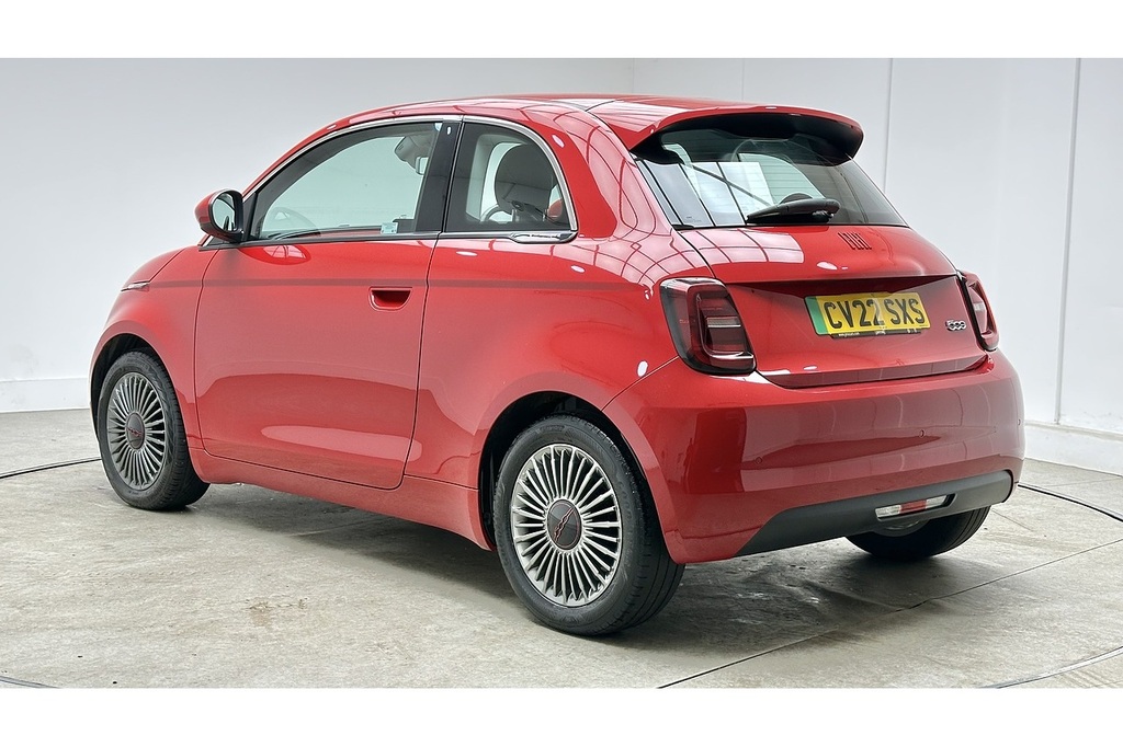 Fiat 500E Red Red #5