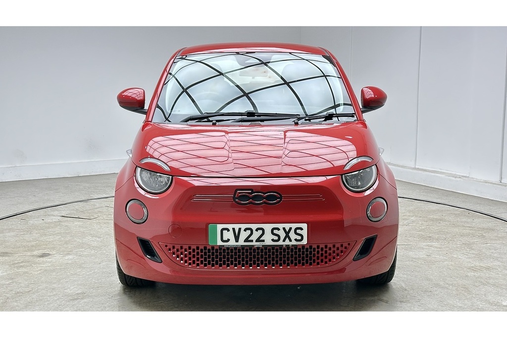 Fiat 500E Red Red #3