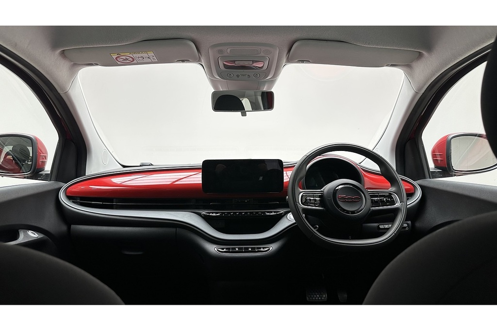 Fiat 500E Red Red #2