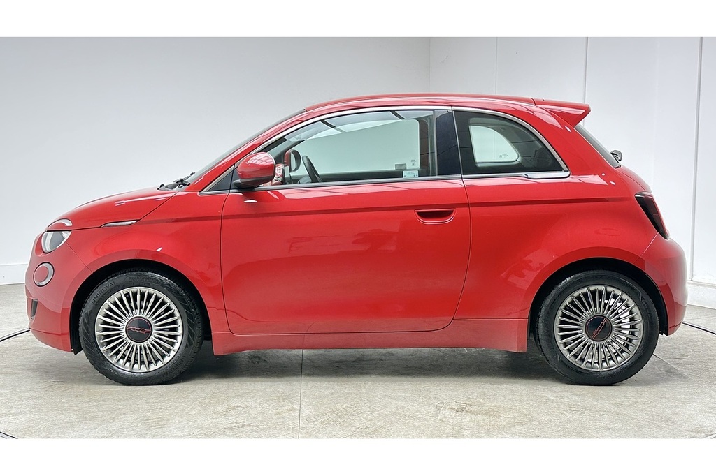 Fiat 500E Red Red #6