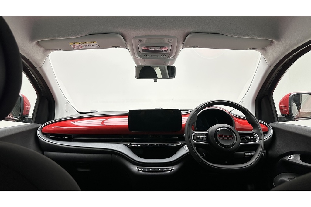 Fiat 500E Red Grey #2