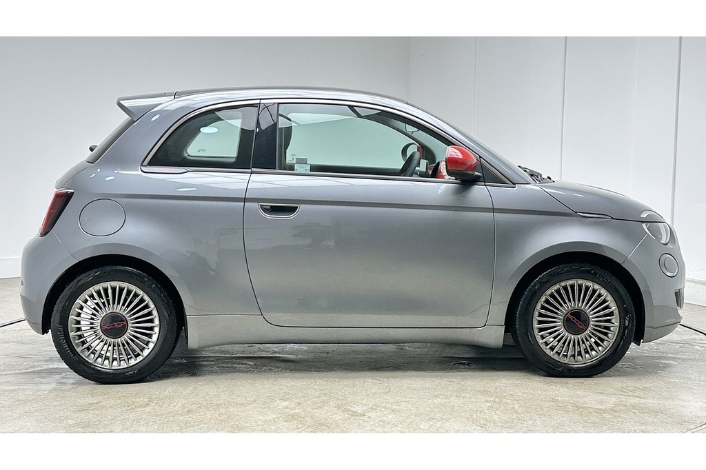 Fiat 500E Red Grey #4